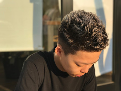 ハードパーマ×ブリーチカラー