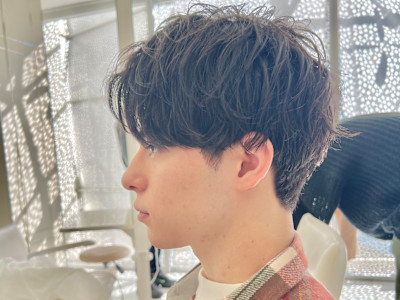 メンズカット　銀座　東京　メンズパーマ　短髪　メンズショート