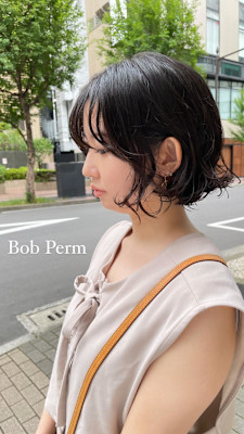ボブパーマ/緩めパーマ/外国人風パーマ