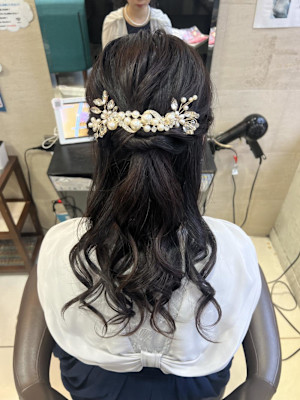 お呼ばれヘアアレンジパーティーセット池袋