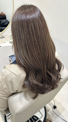 透明感グレージュ＠飛鳥