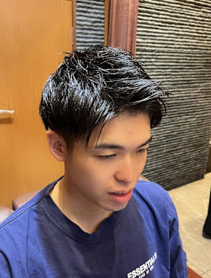 銀座　理容室　爽やかナチュラルショート　