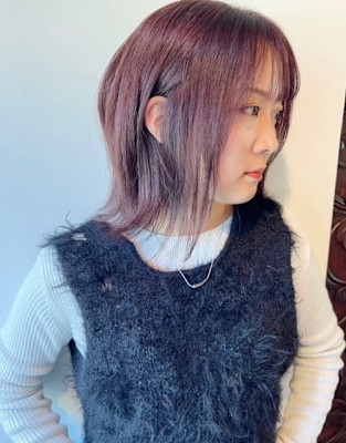 切りっぱなしボブ×フェイスレイヤー