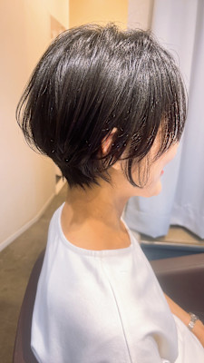 神戸白髪ぼかし/神戸白髪染め/神戸ショートボブ/神戸ボブ
