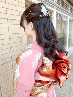 2024　成人式メイク、セット、着付け