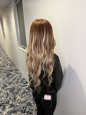 グレー×ハニーベージュ