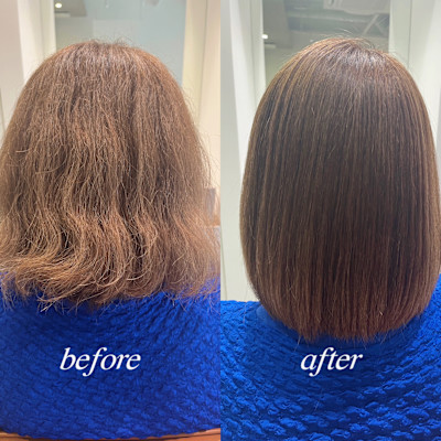 【before afterあり】髪質改善ストレート