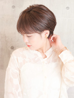 大人丸みショート