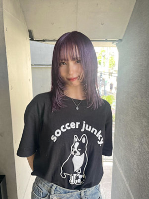 パープル/ラベンダー/ハイトーン/ブリーチ