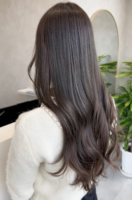 透明感ラベンダーグレージュ＠飛鳥