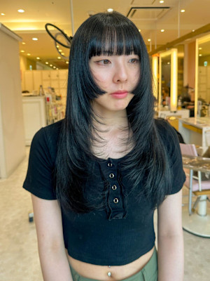 ＊姫レイヤーフェイスレイヤー顔周りカット