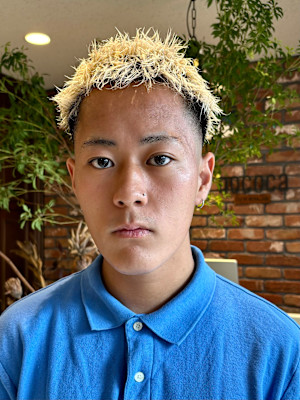 メンズカット/スパイキーショート