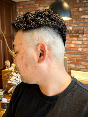 スキンフェード/メンズショート/メンズパーマ