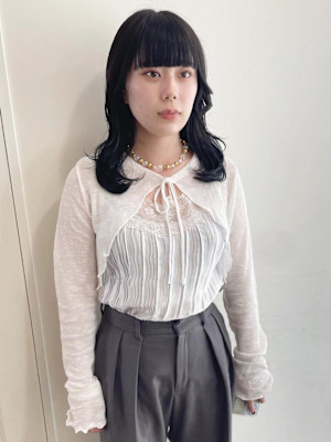 【MIO】ネイビーブラック×韓国風