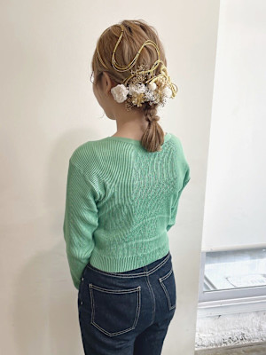 【MIO】卒業式ヘア×ローポニー