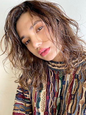 highlight wave perm layer cut