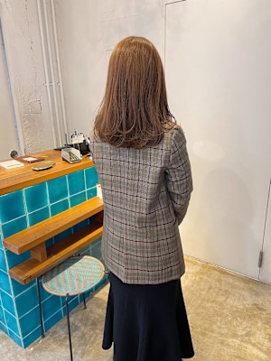 【MIO】カーキベージュ×レイヤーカット