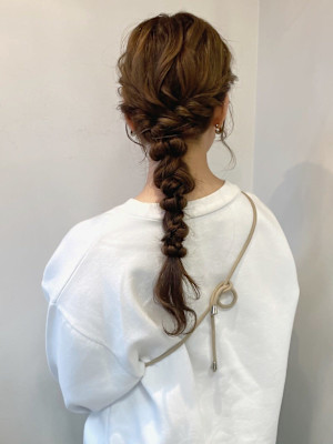 【MIO】ロング×編みおろし