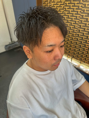 アップバングショート