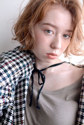 【kanami】orange ×柔らかBOB