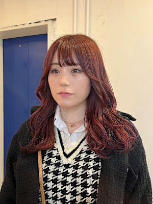 ミディアム/小顔/モード/プリカール/韓国/大人ガーリー