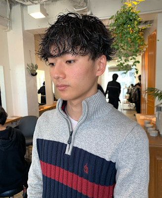 【HYUGA】波巻ツイストスパイラルパーマ