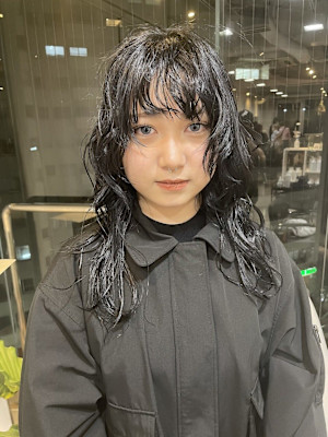 【KASEI】パーマ風ハイレイヤースタイル