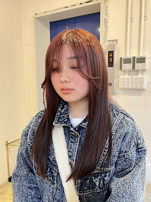 ロング/小顔/モード/プリカール/韓国/大人ガーリー/U24