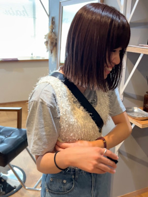 顔まわりレイヤーbob