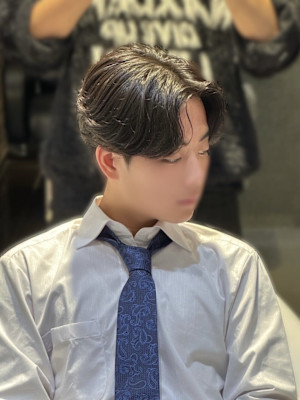 韓国ヘア ダウンパーマ 髪質改善 カルマヘア メンズ韓国ヘア