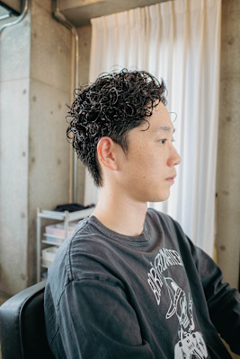 メンズパーマ×アップバング◎三軒茶屋 RYUKI メンズ