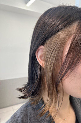 インナーカラー/ベージュ