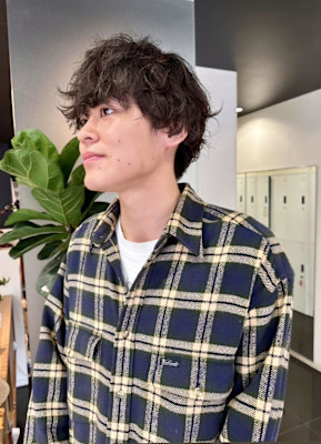 【老沼】ニュアンスパーマ×マッシュ