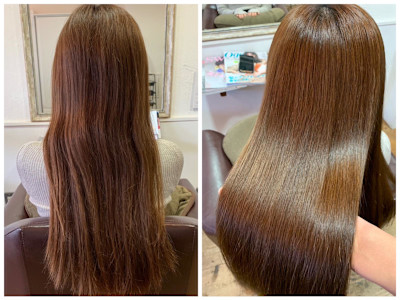 髪質改善エイジングケア美容室Cheerful×ロング