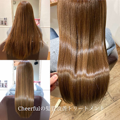 髪質改善エイジングケア美容室Cheerful×ロング