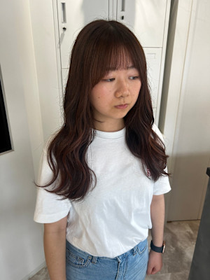 オレンジグレージュ