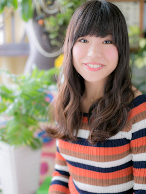 大人かわいい♪やわらかフレアカール　姫カットレイヤー