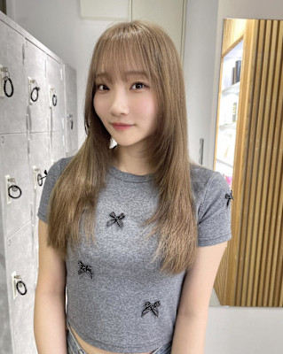 【rizu】ベージュ/レイヤー/ブリーチ