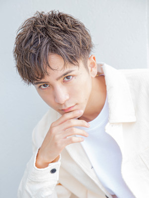 【小久保style】メンズカットツーブロックツイストウルフ