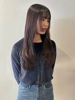 レイヤーカット/ロングレイヤー/姫カット