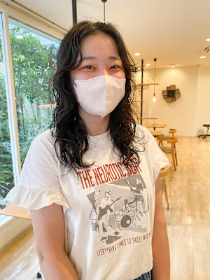 ミディアムパーマ