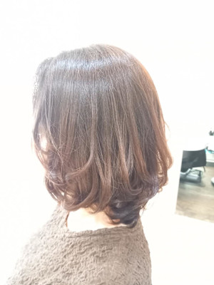デジタルパーマ+カラー
