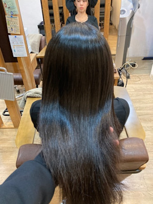 お客様髪質改善データ1464（酸性縮毛矯正）