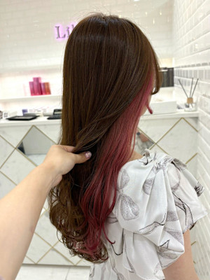 ハニーベージュ×コーラルピンク＊まゆ