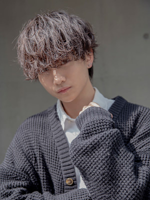 【小久保style】メンズカットツーブロックツイストウルフ