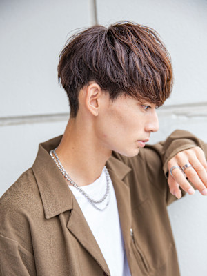 【小久保style】メンズカットツーブロックツイストウルフ