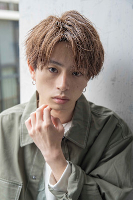 【小久保style】メンズカットツーブロックツイストウルフ