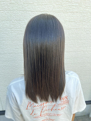 艶カラー×ブラウン