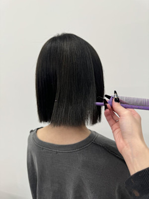 カットカラーでスッキリイメチェンStyle！