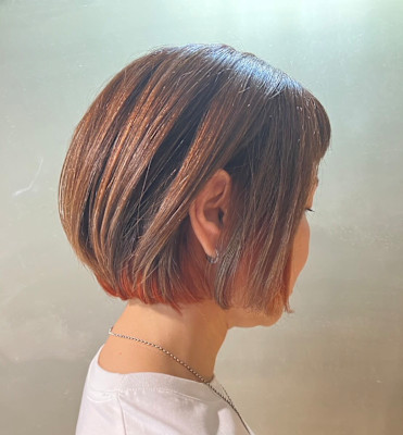 インナーカラー✖️ボブ